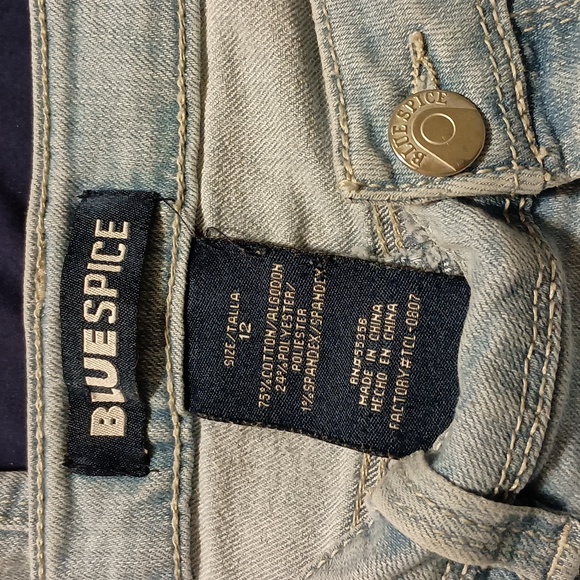 Blue Spice girls Jean pants 12 - Picture 2 of 5